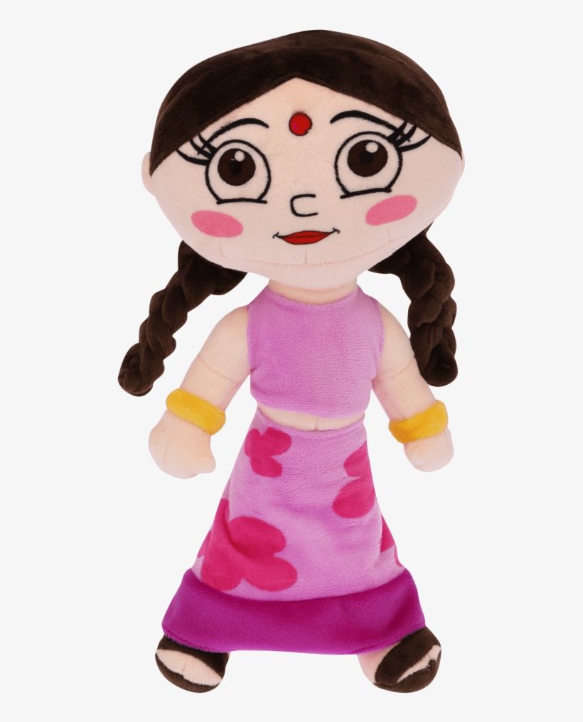 Unisex Chhota Bheem Chutki Soft Toy - Chutki In Chota Bheem, transparent png #8007973