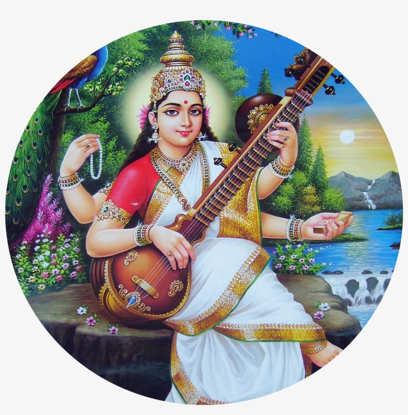 Saraswati, transparent png #8007977