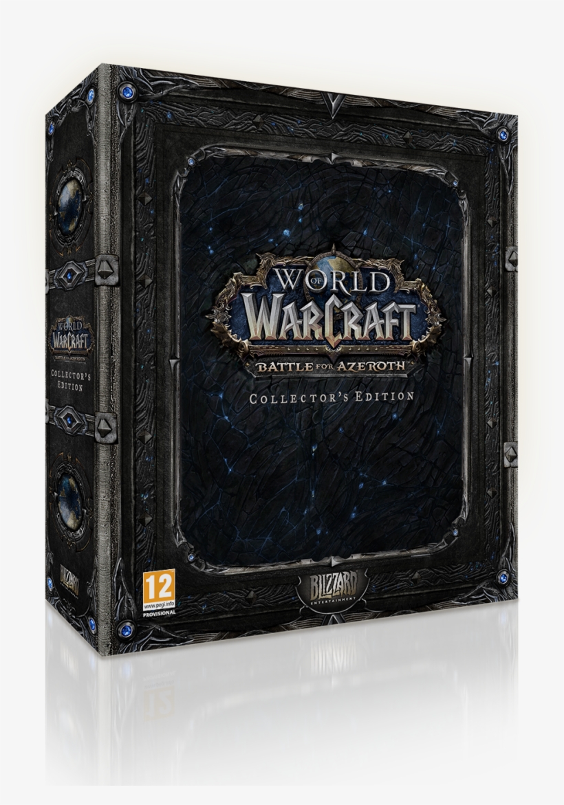 World Of Warcraft Collectorpackshot 3d En - Battle For Azeroth Collector's Edition, transparent png #8007978
