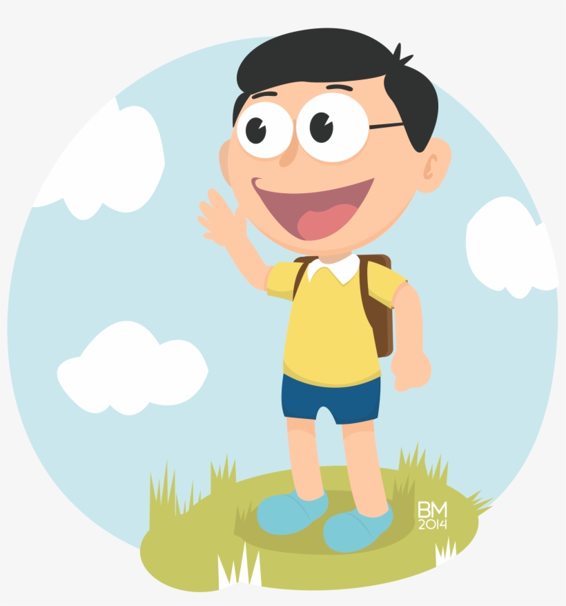 Nobita-doraemon - Cartoon, transparent png #8008500