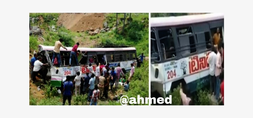 Country's Worst-ever Bus Accident - Telangana Bus Accident Today, transparent png #8009098