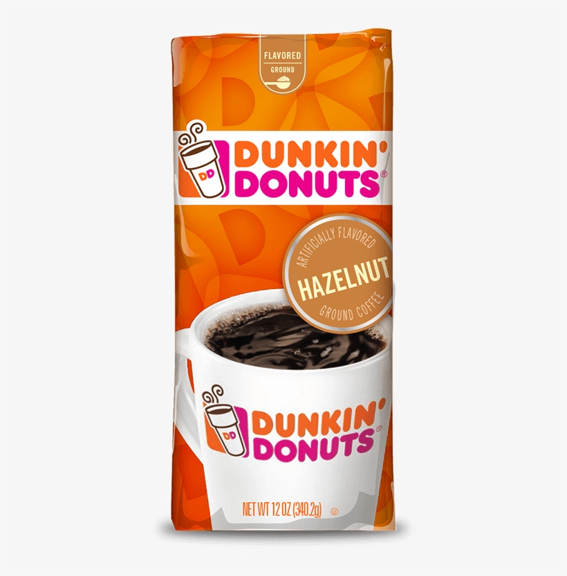 Hazelnut Coffee Hazelnut Coffee - Dunkin Donuts Ground Coffee, transparent png #8010066