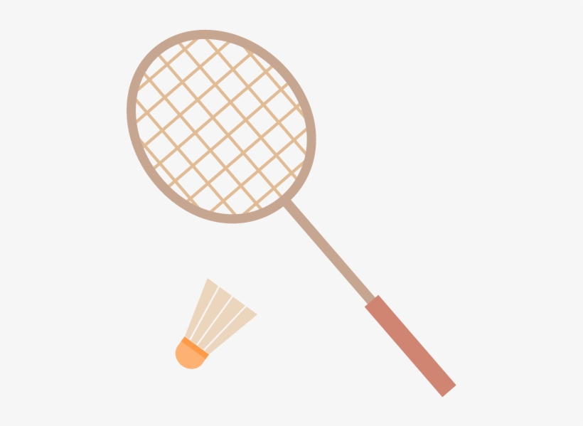 Racket - Hd Outline Images Of Badminton Bat, transparent png #8010156