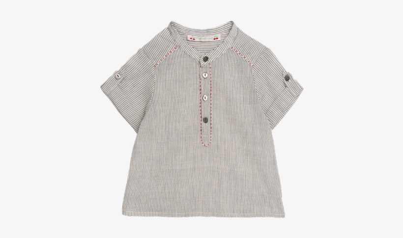 Emilio Boys' Shirt Ocean Black - Blouse, transparent png #8010876