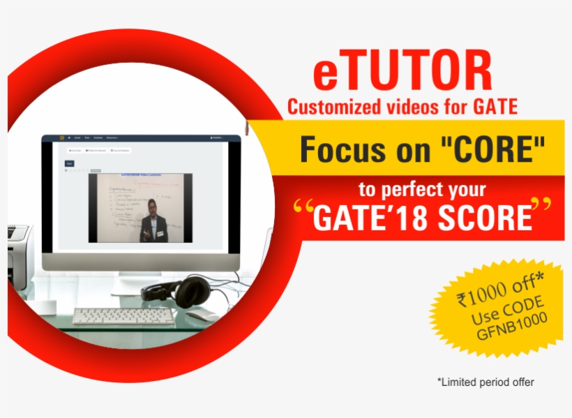 Etutor For Gate - Graphic Design, transparent png #8011529