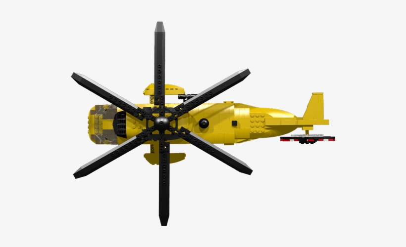 It Is A Classic Helicopter, Of Which There Are Many - Helicopter From Above Png, transparent png #8011628