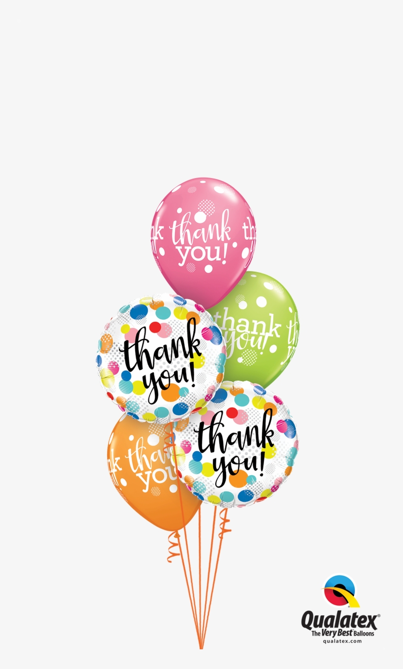 Thank You Balloon Bouquet - Qualatex Balloons Bouquet Love, transparent png #8011934