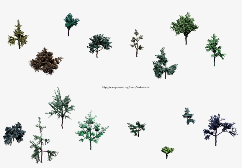 Hjm Small Trees 3 Alpha - Coconut, transparent png #8012441