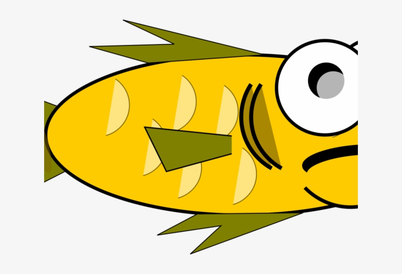 Gold Fish Clipart Golden Fish - Birthday Clipart With Fish, transparent png #8013909