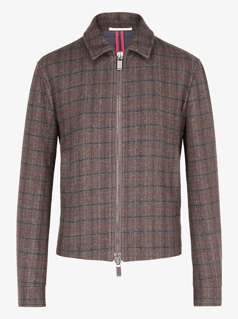 Rainproof Wool And Silk Blouson - Knit Twill Sculpted Jacket Theory, transparent png #8014284