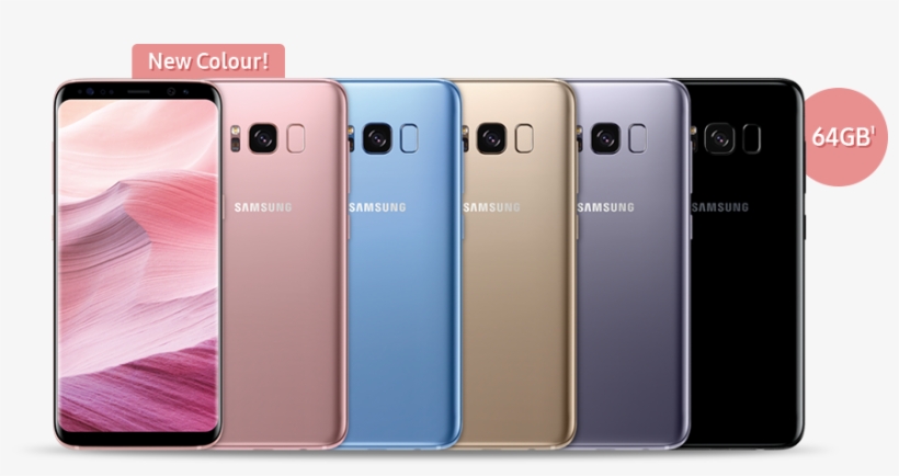 Samsung Galaxy S8 Is Available In Six Attractive Colors - Samsung Galaxy S8 Colours, transparent png #8014902