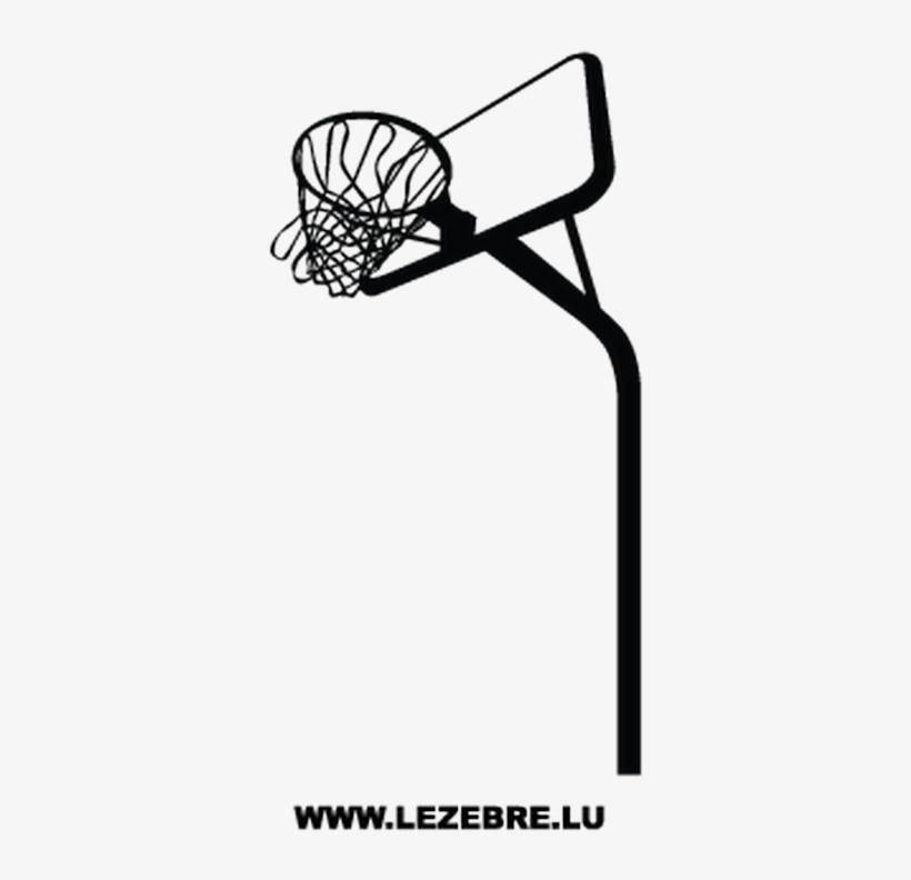 Sticker Panier Basketball 4 - Basketball Michael Jordan Dunk Silhouette, transparent png #8014906