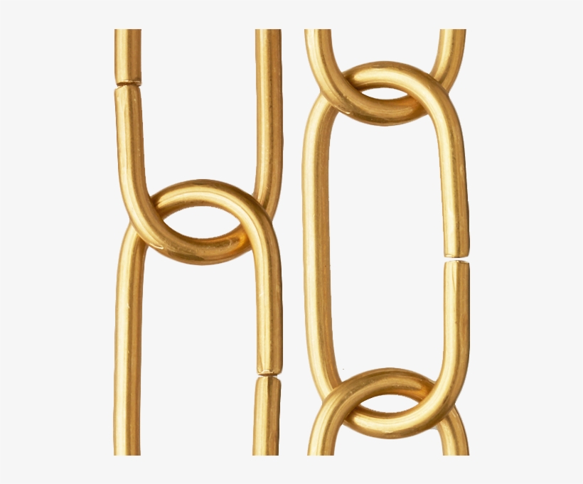 Raw Brass Chain Heavy Weight - Outdoor Furniture, transparent png #8014999