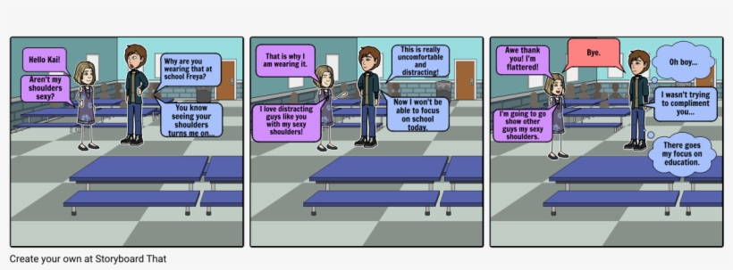 School Dress Code Satire - Cartoon, transparent png #8016268