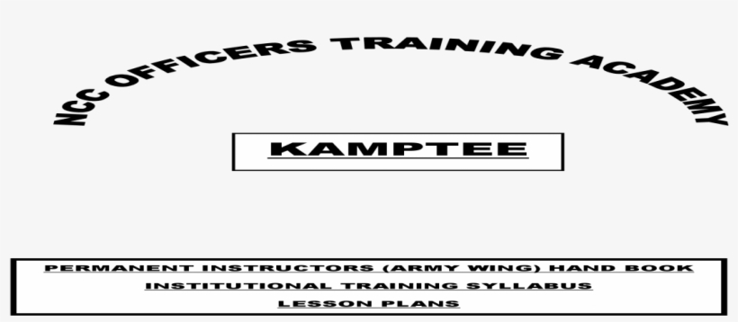 Pioc - Study Material - Roman Hindi - National Cadet - Document, transparent png #8016538