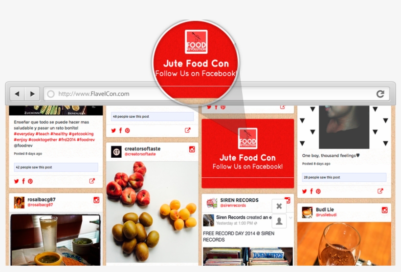 Social Media Hub Follow Tiles - Show Social Media Posts On Website, transparent png #8017003