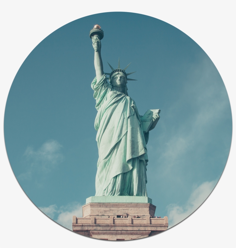 With - Statue Of Liberty Iphone 6, transparent png #8017006