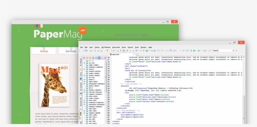 Html Editor App - Html Website, transparent png #8017237