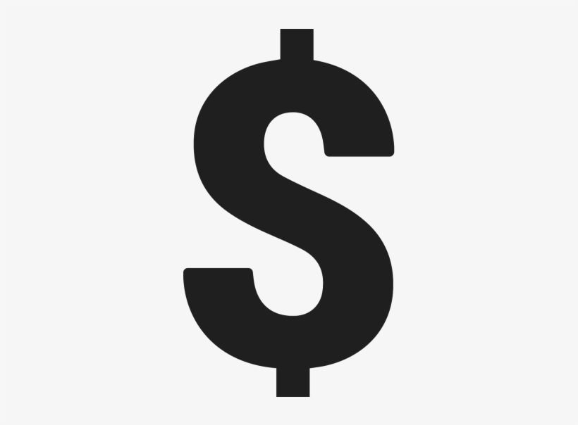 Dollar Icon Png White, transparent png #8017331