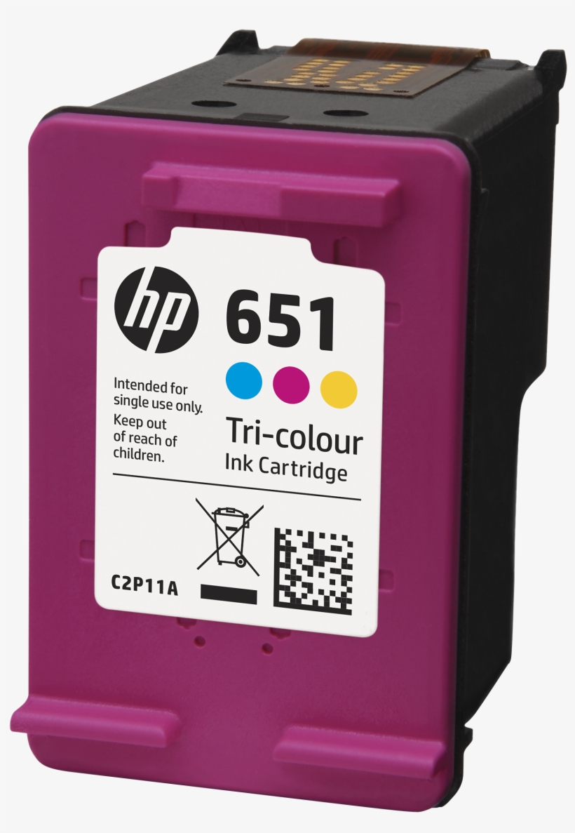 Hp 651 Tri-color Original Ink Advantage Cartridge - Hp 803 Colour Cartridge, transparent png #8018082