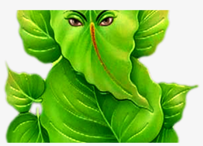 Pngforall Ganesha Vectors Photos And Psd Files Free - Animais Feitos Com Folhas De Arvores, transparent png #8018644