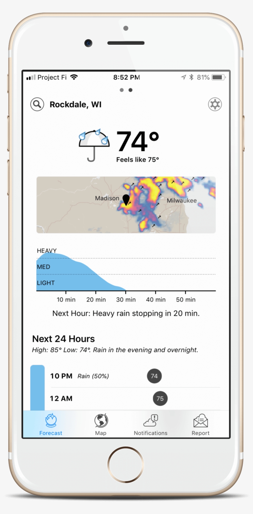 Dark Sky Forecast Tab - Iphone, transparent png #8019194