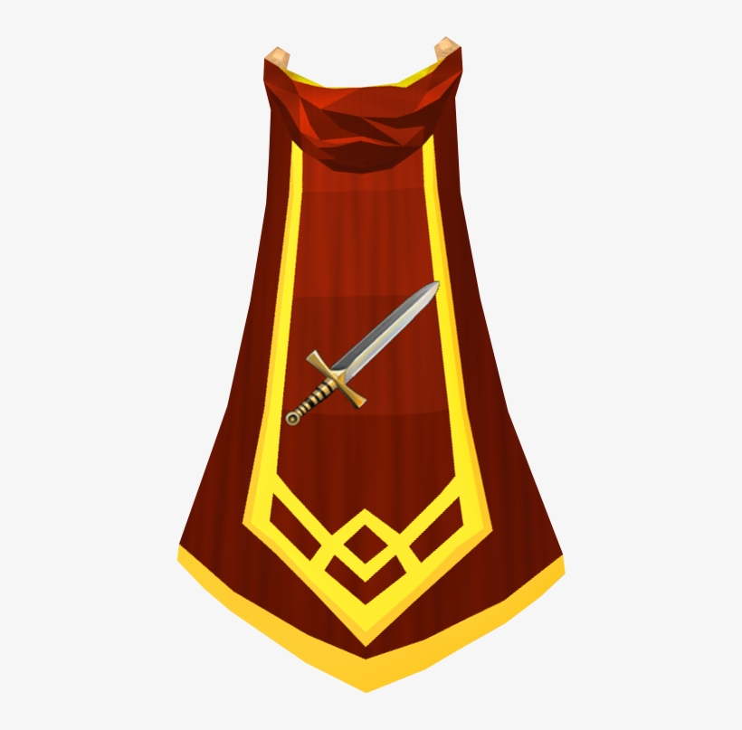Attack Master Cape - Runescape Attack Cape, transparent png #8019368