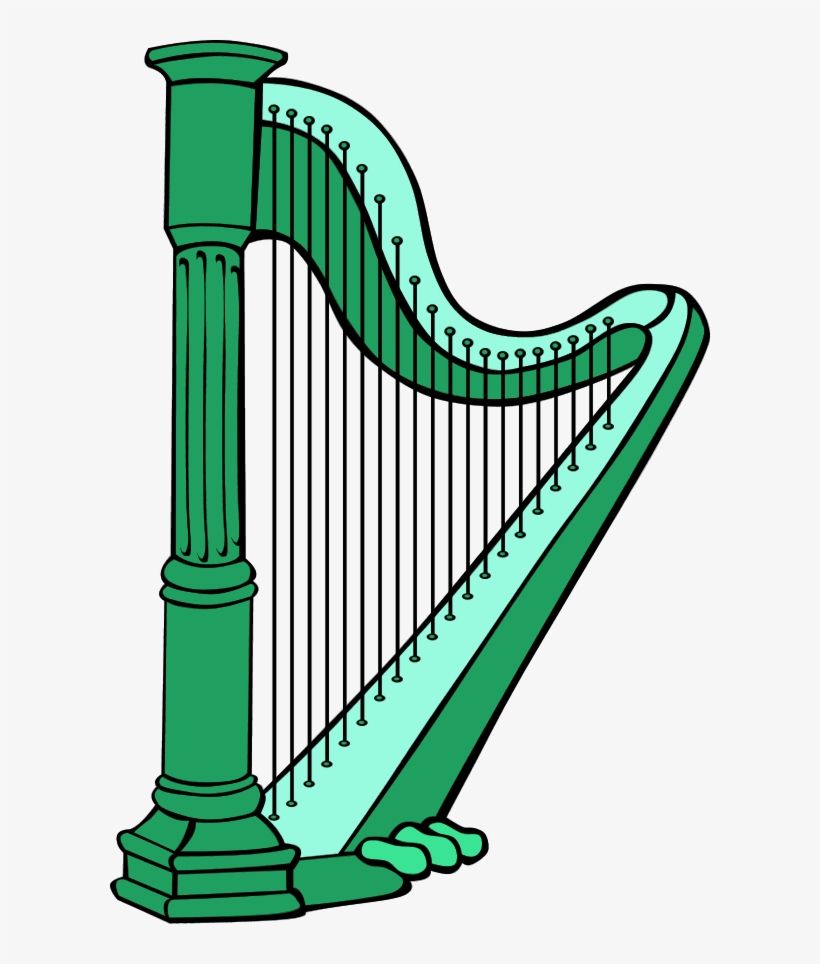 Vector Clip Art - Harp Jack And The Beanstalk, transparent png #8019373