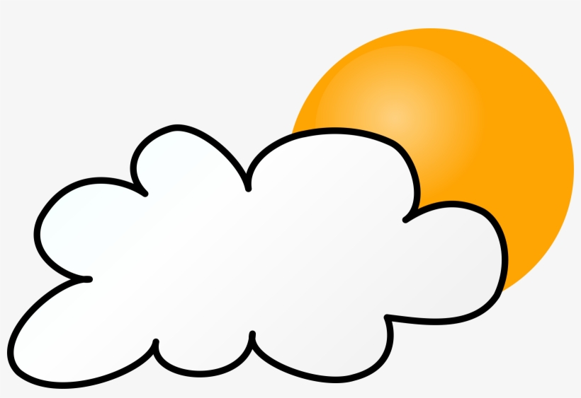 Cloudy Day Simple - Cloudy Weather, transparent png #8019560