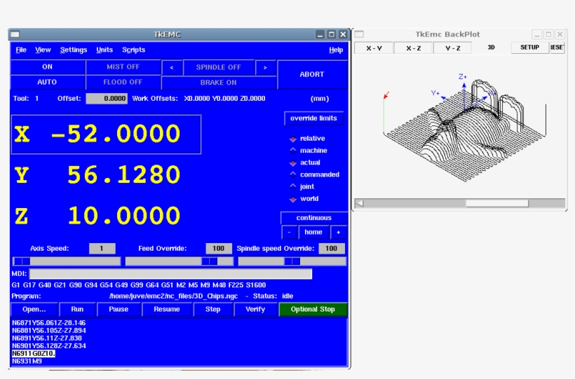 Tkemc - Linuxcnc Gui, transparent png #8019918