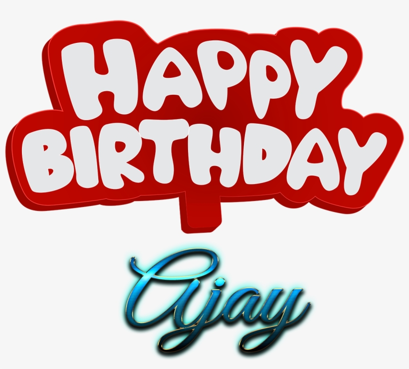 I Love You Ajay Name Wallpaper - Ajay Happy Birthday Name, transparent png #8020019