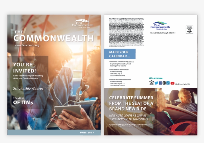 First Commonwealth Fcu Newsletter - Online Advertising, transparent png #8021011