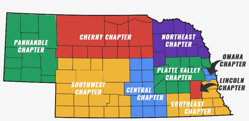 Cef Nebraska Counties - Graphic Design, transparent png #8021735