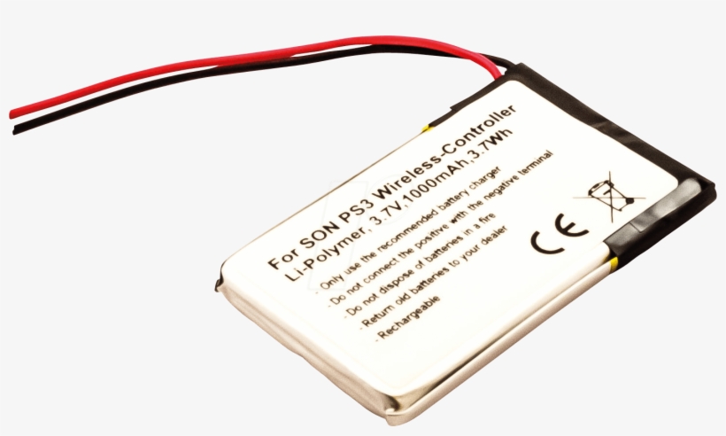 Battery For Playstation 3 Controller, Li-po, 1000 Mah - Book, transparent png #8021889