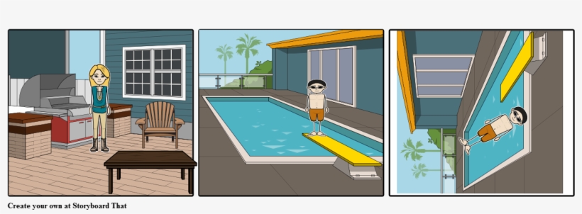 Break The Barrier - Storyboardthat Swimming, transparent png #8022343