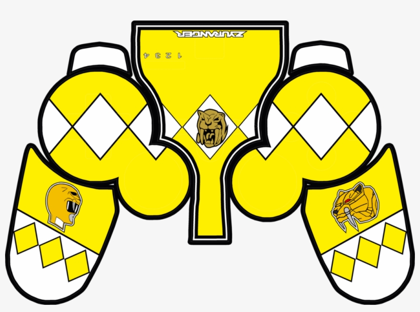 Tiger Ranger Ps3 Controller Skin, transparent png #8022416