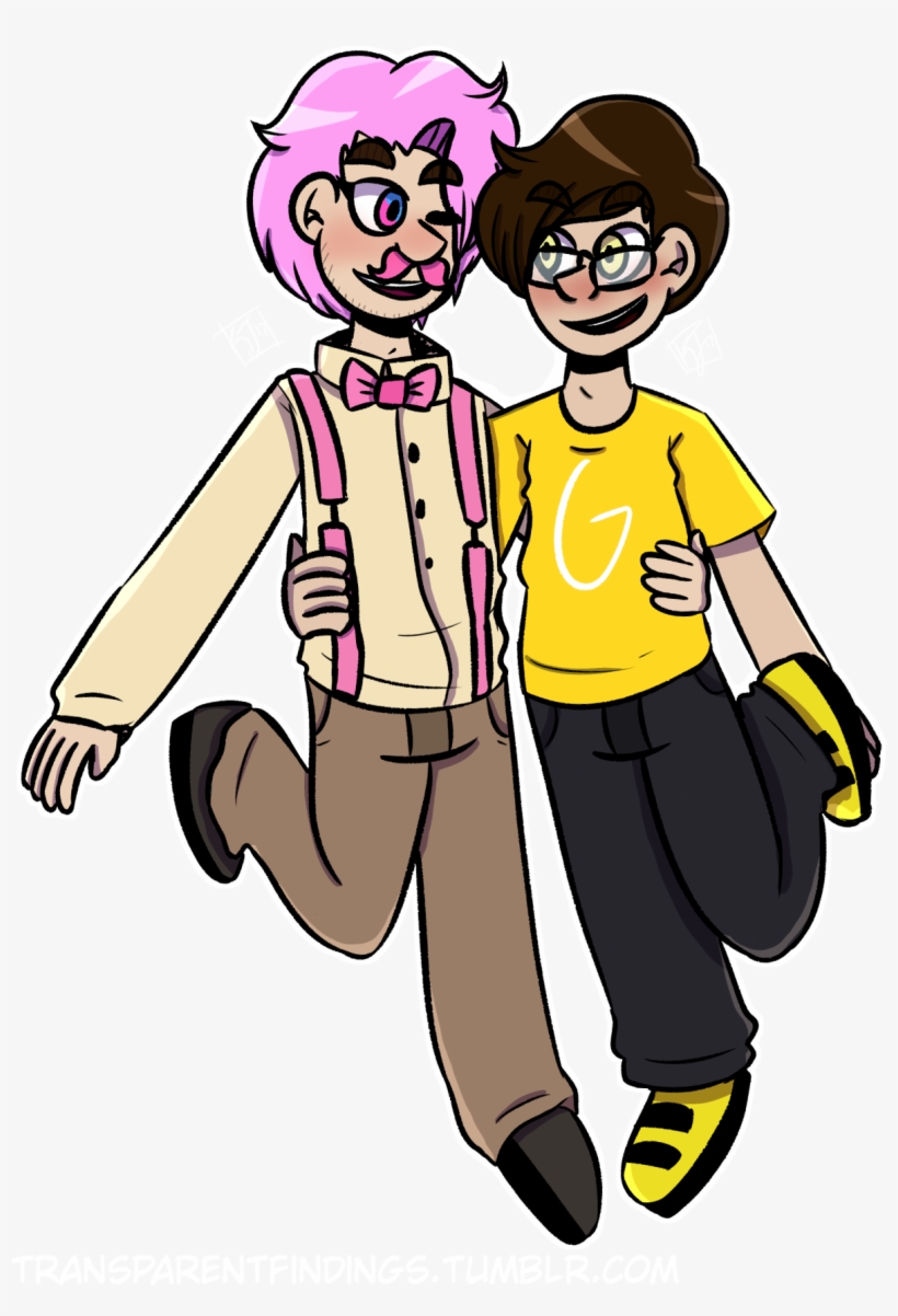 Google Oliver Wilford Warfstache Markiplier Fanart - Cartoon, transparent png #8022476