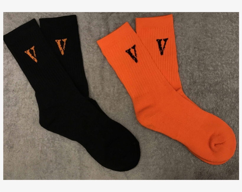 Vlone Sock - Sock, transparent png #8022584