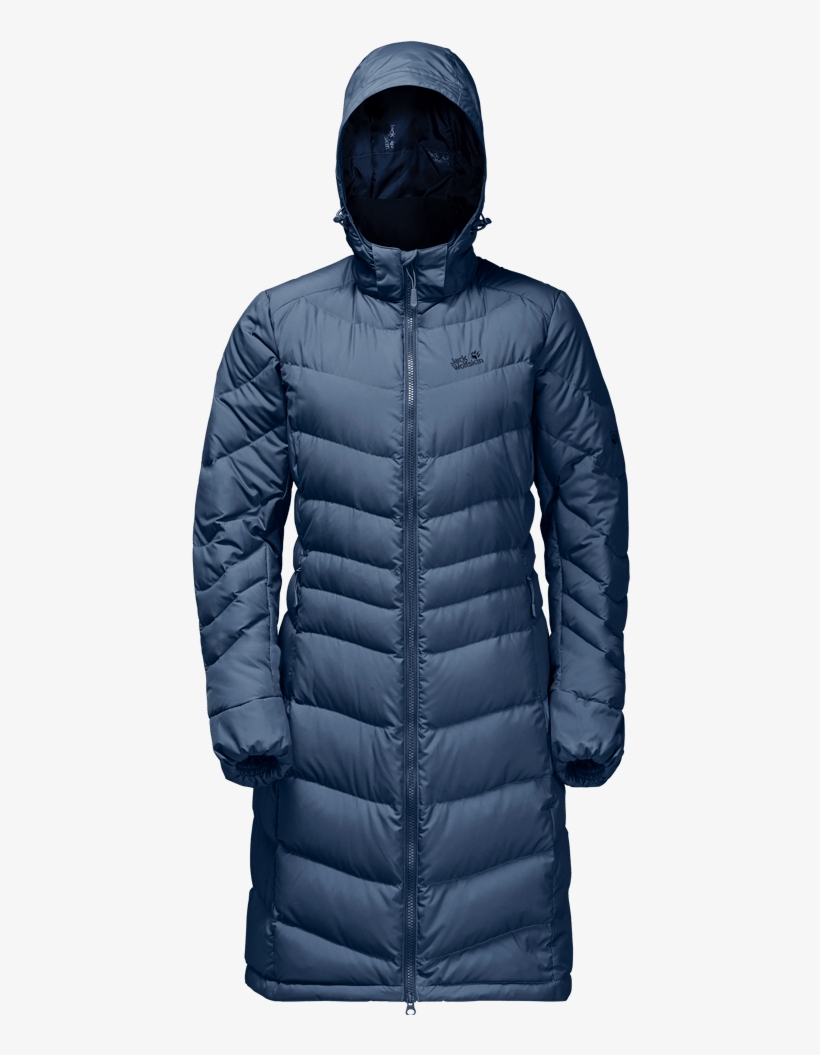 Jack Wolfskin Ladies Selenium Down Coat Dark Sky - Latulippe Manteau Pour Femme, transparent png #8023850