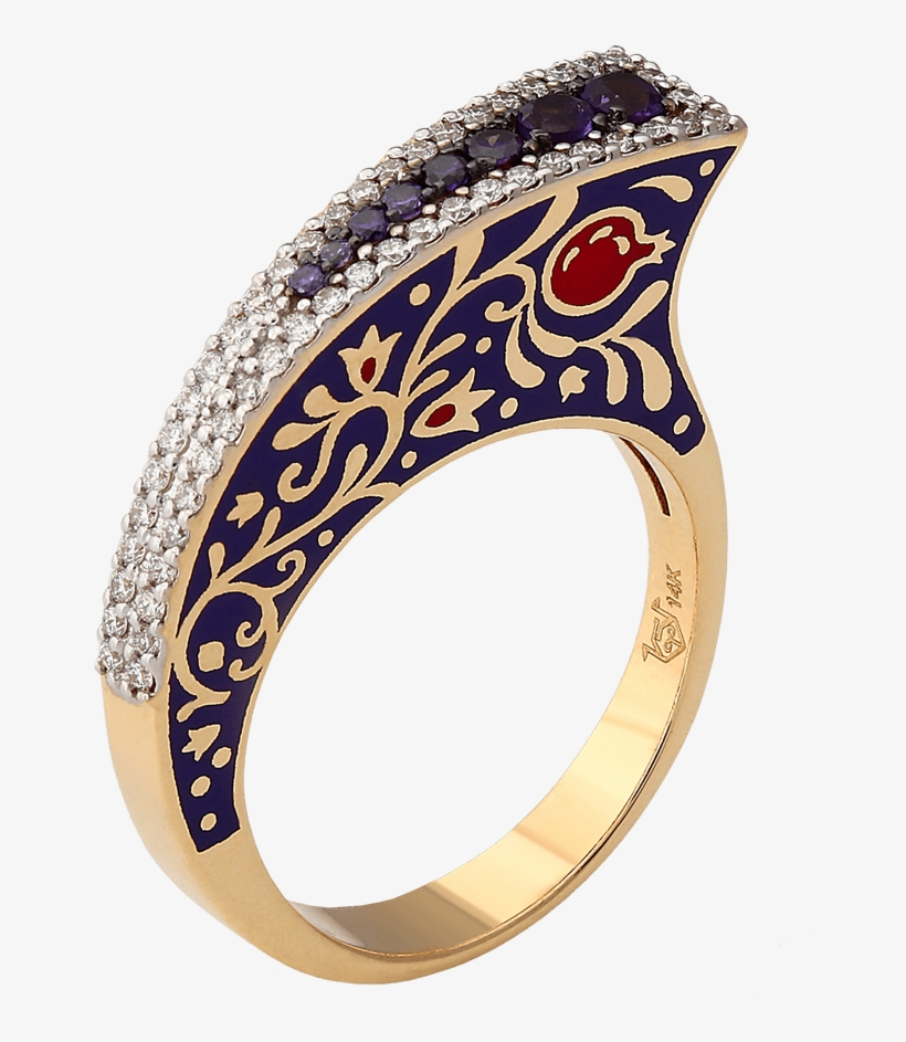Life Of A Pomegranate - Pomegranate Ring Jewelry, transparent png #8024309