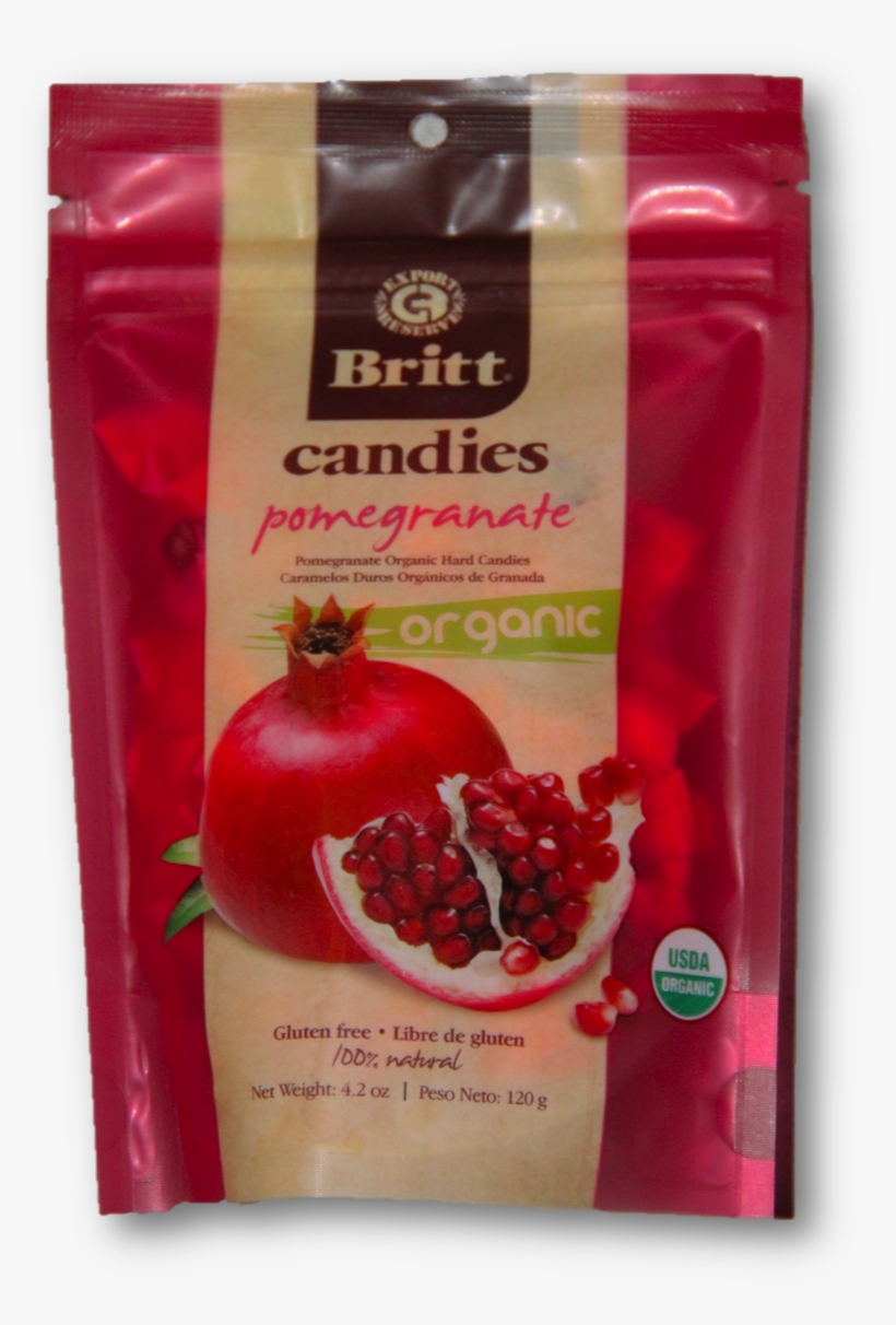 Pomegranate Organic Candy - Café Britt, transparent png #8024431