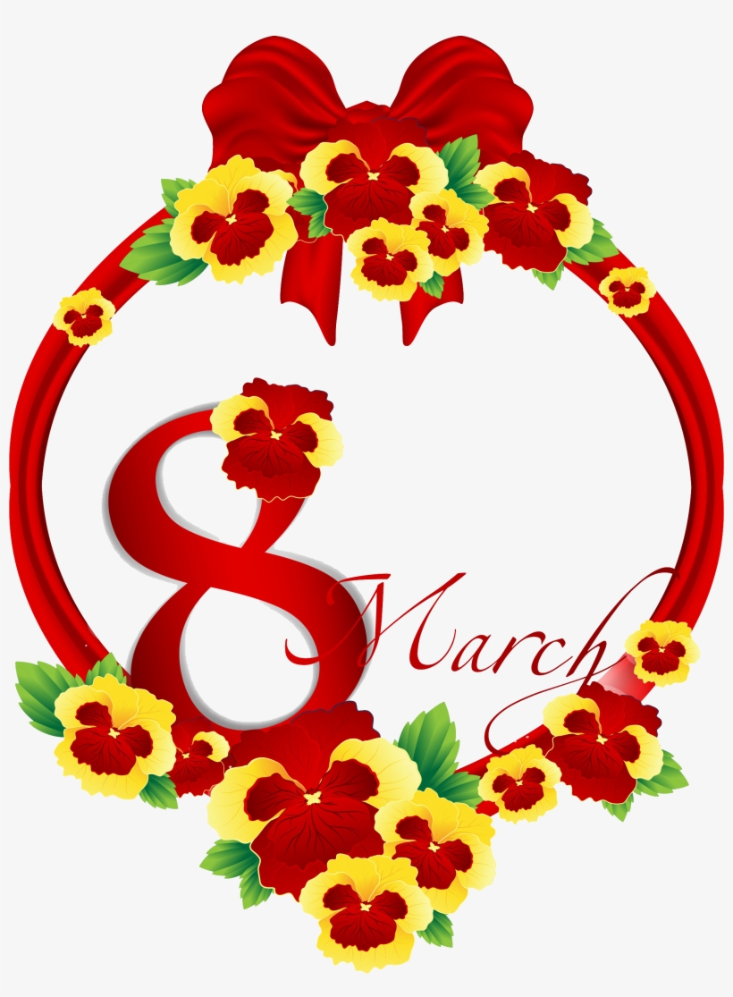 March 8, transparent png #8025047