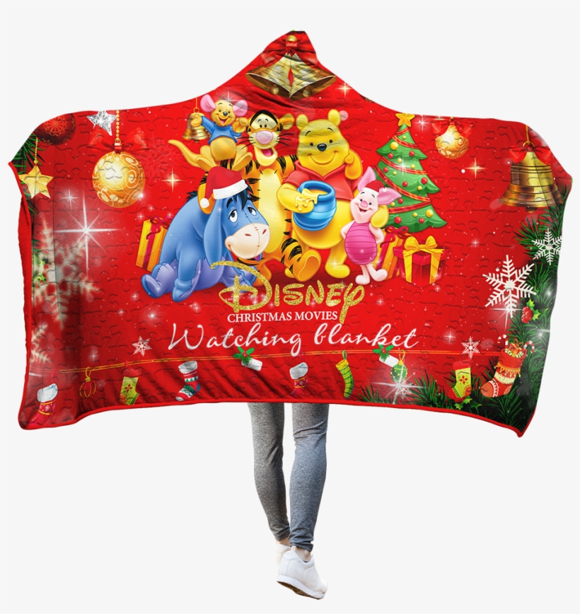 Disney Cartoon Characters 3d Hooded Blanket Hooded - Illustration, transparent png #8025317