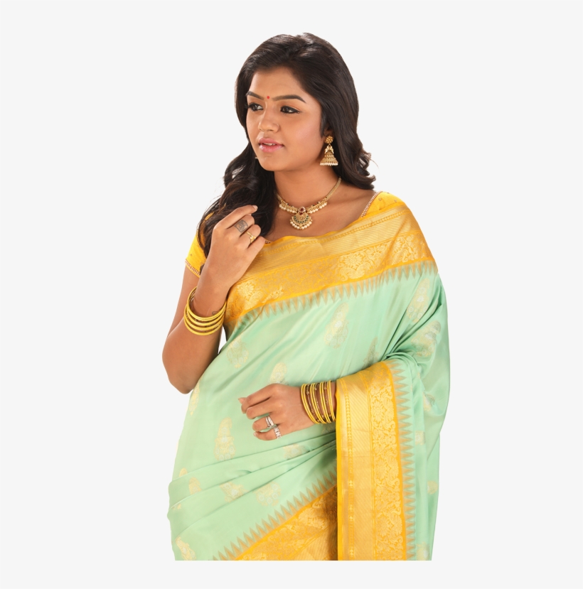 Silk Sarees In Kanchipuram - Photo Shoot, transparent png #8025698