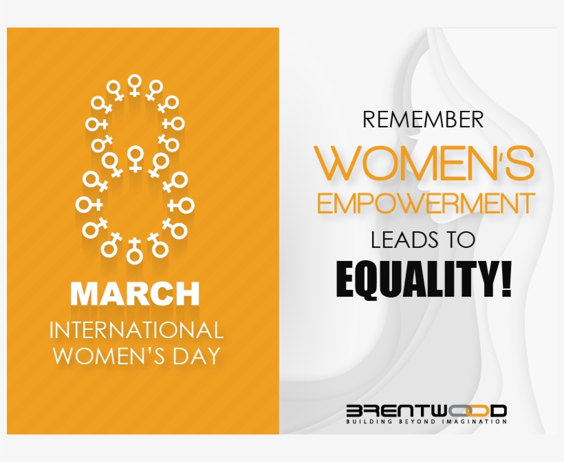 Happy International Women's Day Lets Support And Work - Graphic Design, transparent png #8025699