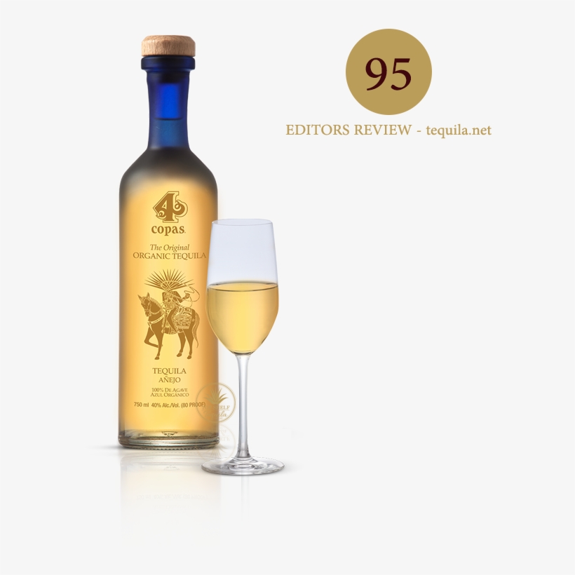 4 Copas Tequila Anejo, transparent png #8027603
