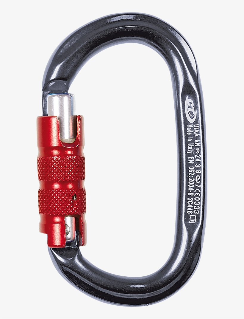 Climbing Technology Pillar Tg Oval Carabiner - Mosqueton Oval Automatico, transparent png #8027883