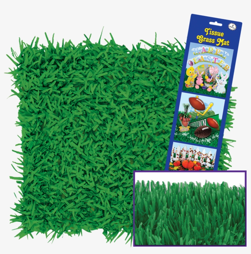 Tissue Grass - Green Grass Mat, transparent png #8027972