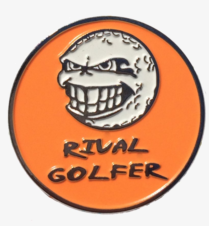 Orange Golf Ball Marker, Golf Accessories, Junior Golf - Emblem, transparent png #8029998
