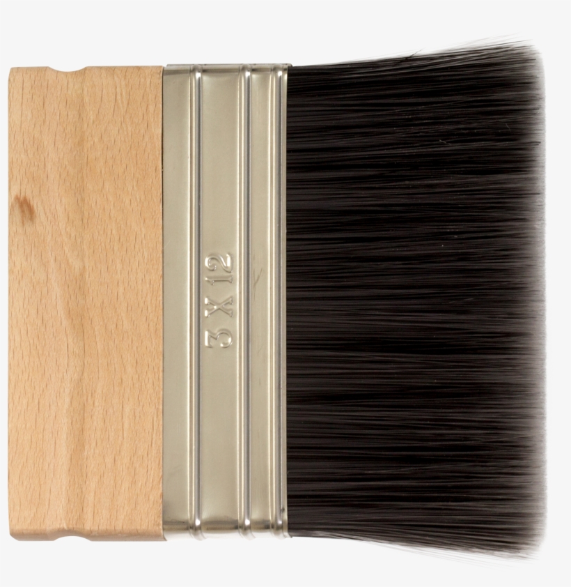 Autentico Venice Flat Application Brush, 30mm X 120mm - Wood, transparent png #8030079
